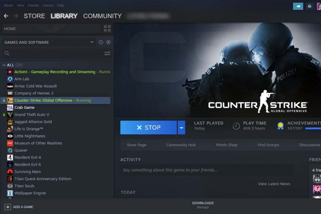 Uruchom CSGO