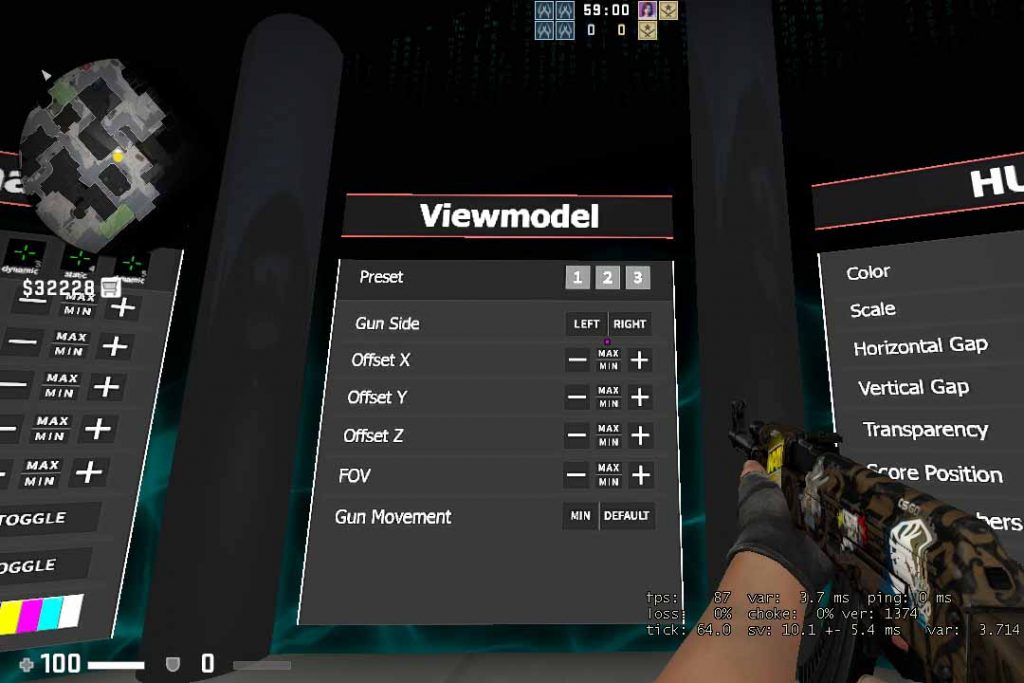 Zobacz model z boku pistoletu