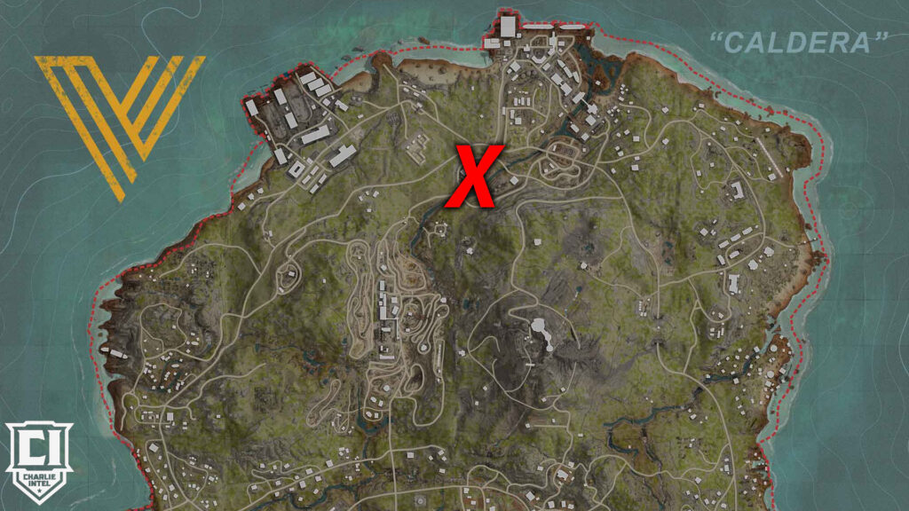 Fabryka chemiczna na mapie Warzone Caldera