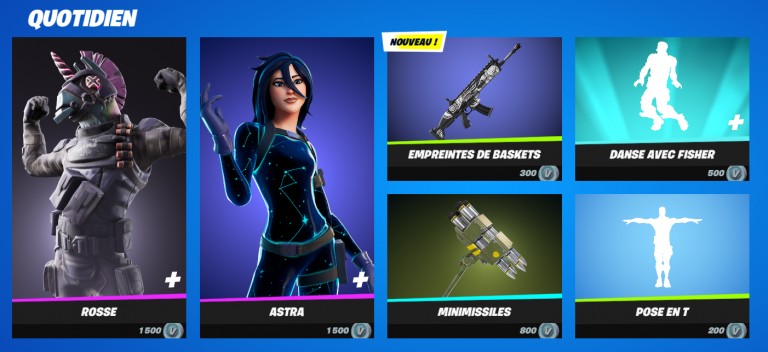 Fortnite, butik du jour 10 lutego 2022: il va y avoir du sport !
