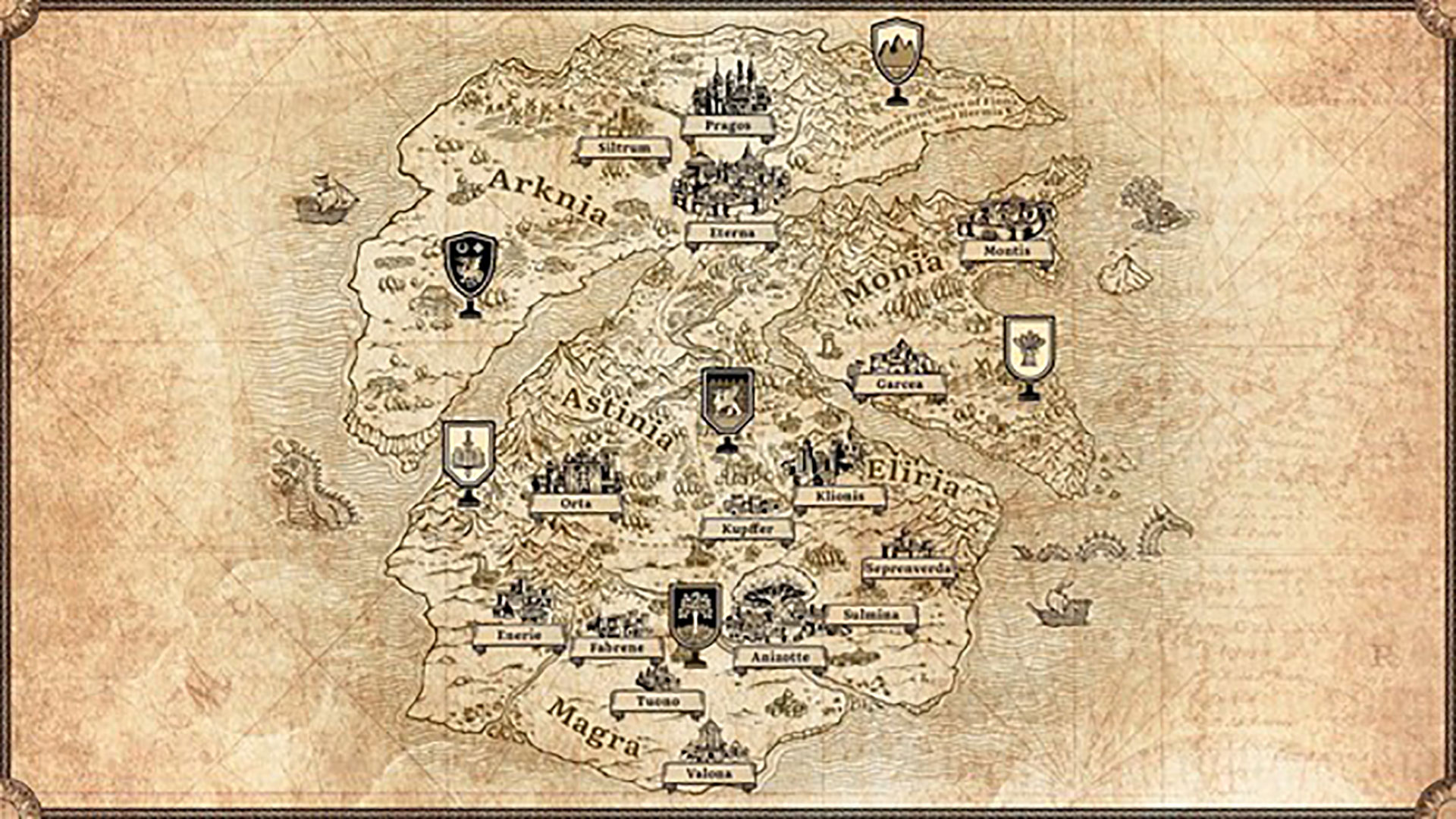mapa strzał