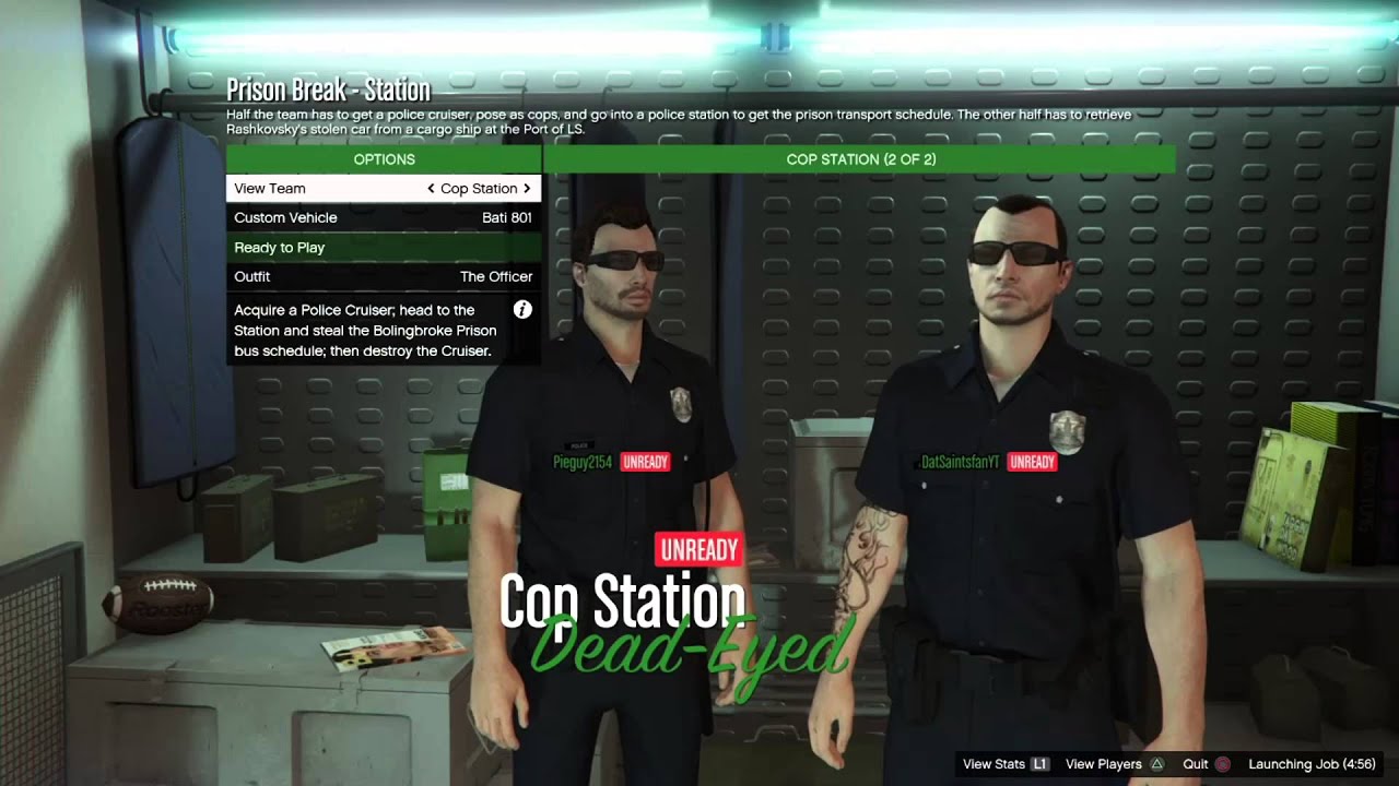 GTA 5 Heist Online ZAKŁADAJ POLICYJNY MUNDUR W BEZPŁATNYM RODZINIE