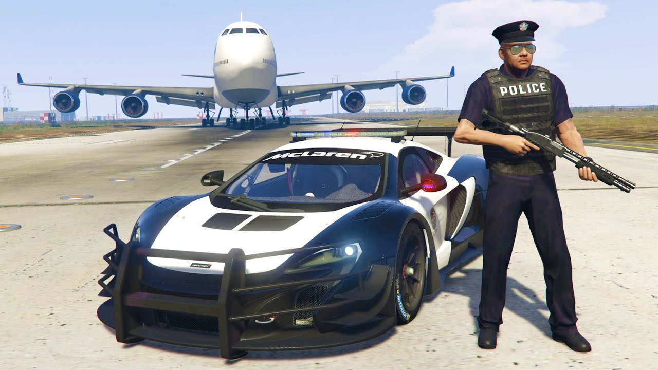 Mody do GTA 5 GRAJ JAKO GLINIARZ!!  GTA 5 Policja McLaren L