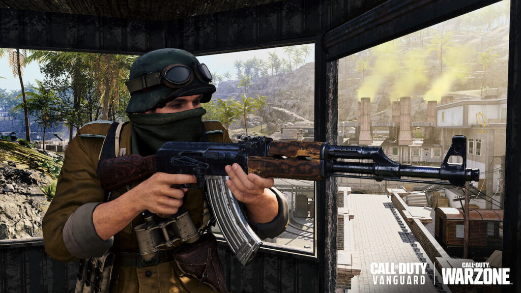 gracz z ak-47 w sezonie awangardy i warzone 2