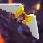 NERF ujawnia zmotoryzowany łuk z sabrewingiem Minecraft oparty na grze Minecraft: Dungeons