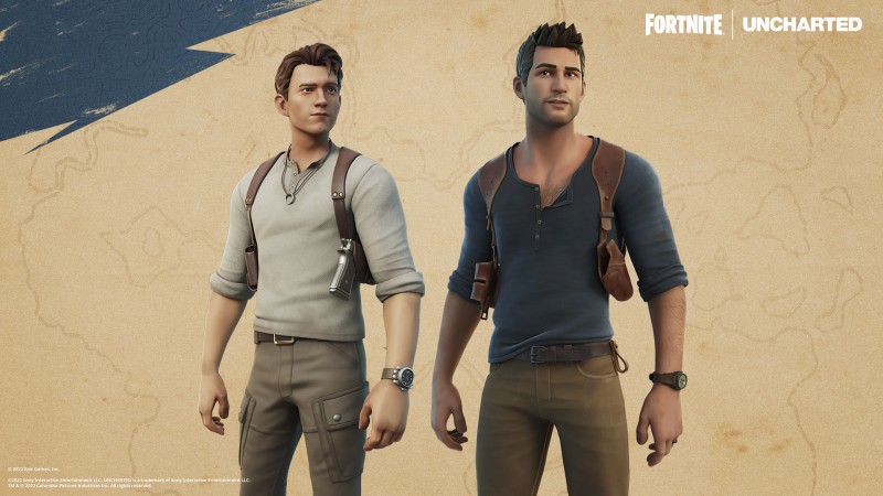 Nathan Drake i Chloe Frazer z Uncharted będą poszukiwać skarbów w Fortnite