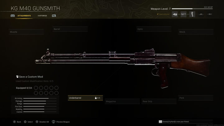 KG M40 w Call of Duty: Warzone.