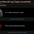 Funkcja rekrutacji gildii w dziennikach Warcrafta — klasyka Burning Crusade i sezon mistrzostwa
