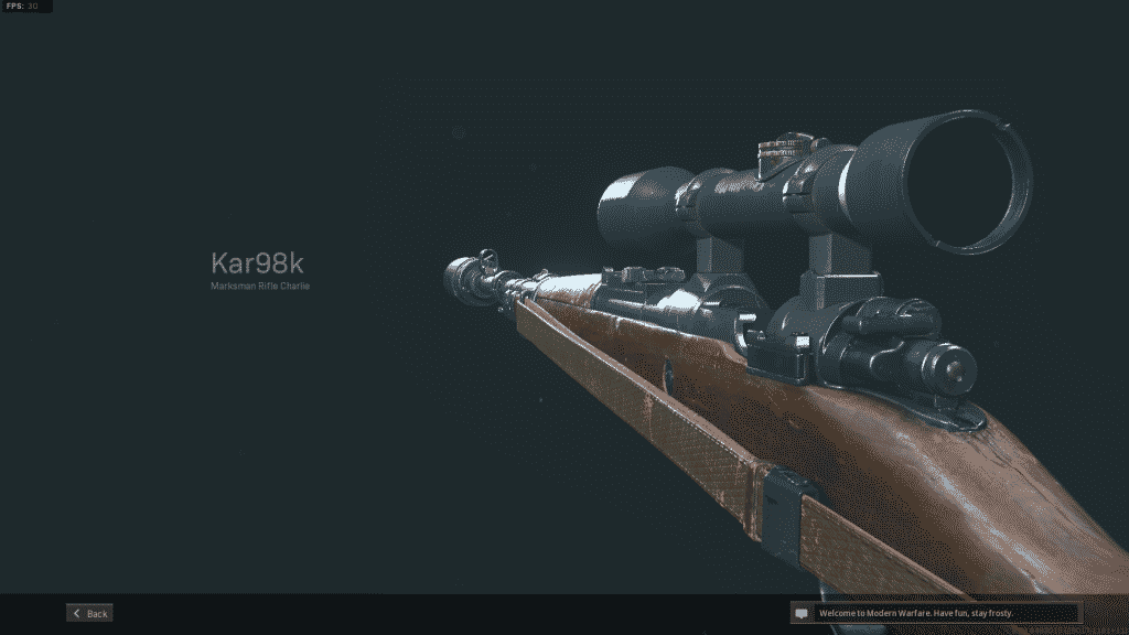 Karabin snajperski Warzone Kar98k