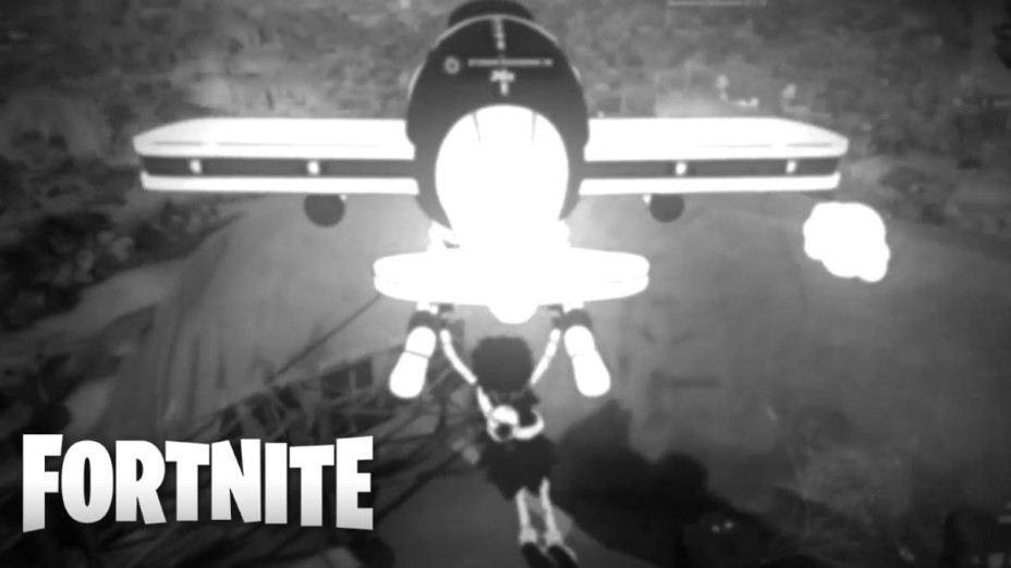 Quand Fortnite to dwójka filmowa w kolorze czarnym i białym