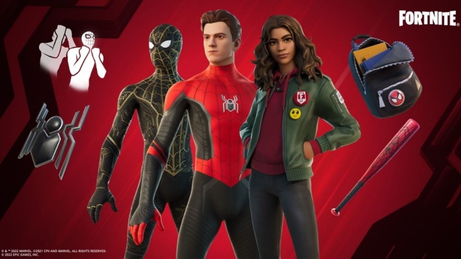 Fortnite: les skins Spider-Man „No way home” w butiku z 6 marca 2022 r