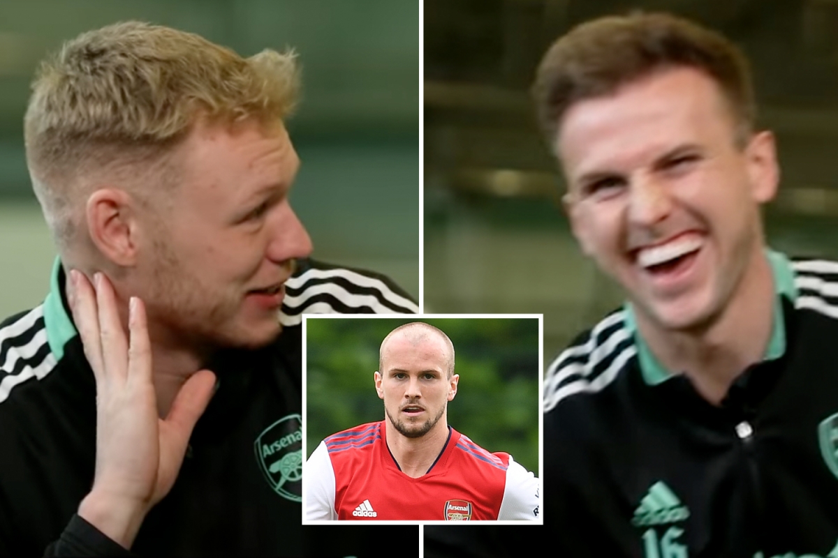 Gwiazda Arsenalu, Rob Holding, drażnił się z przeszczepem włosów Aarona Ramsdale'a po tym, jak dowiedział się o ocenie swojego kolegi z drużyny w grze FIFA 22