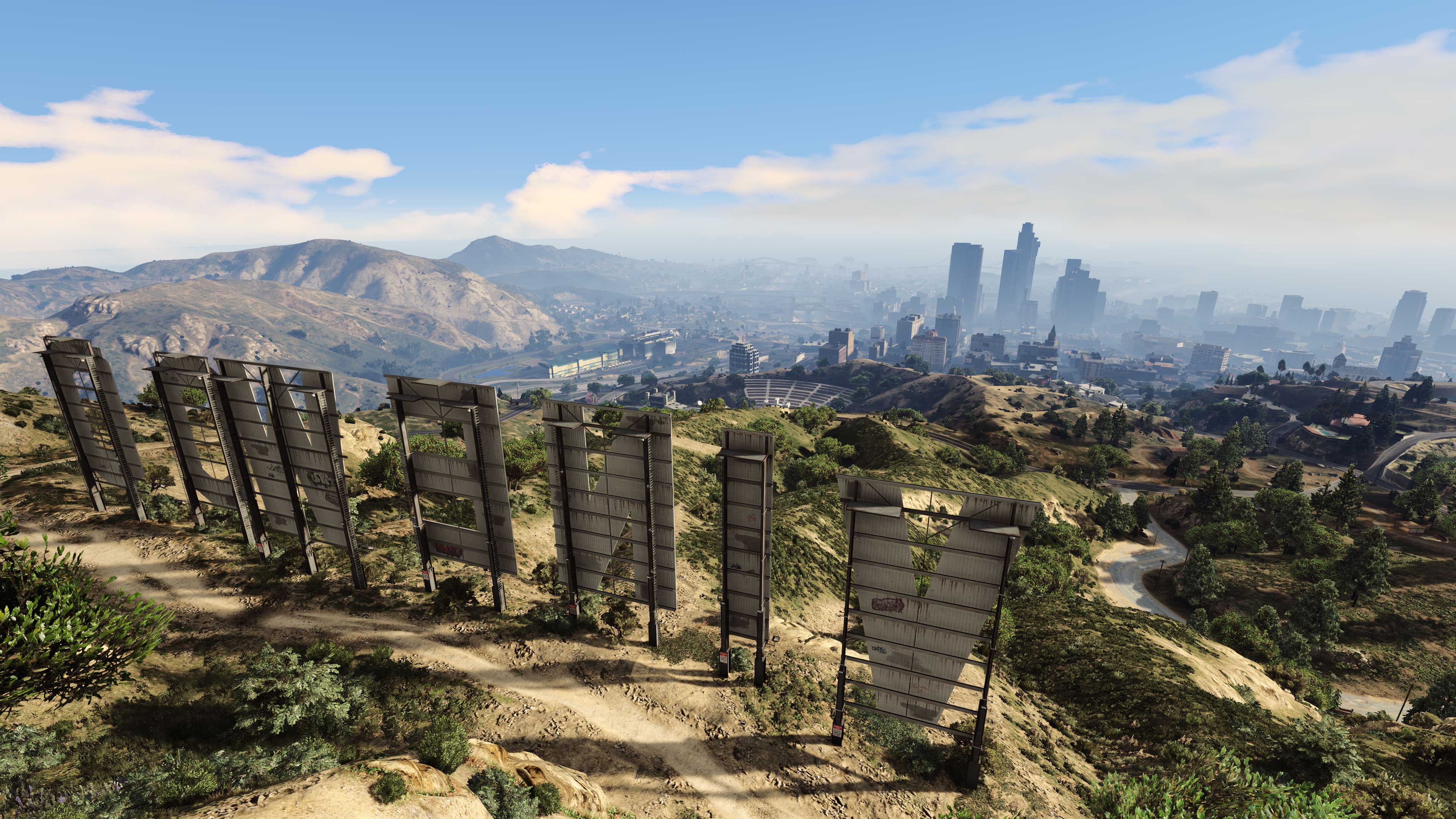 Los Santos widziany z daleka