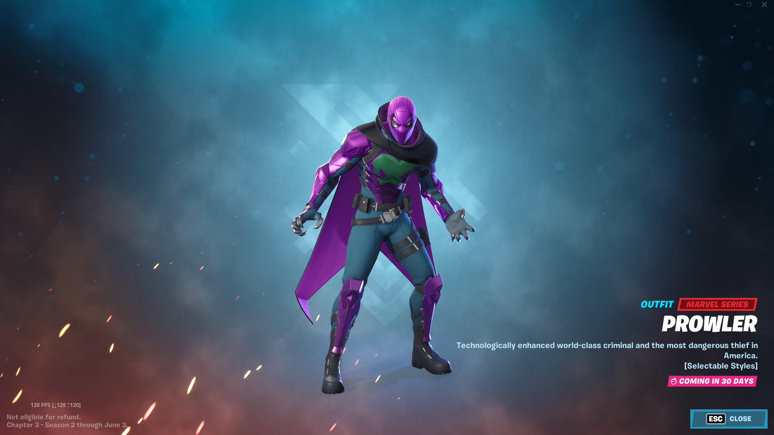 Skórka Fortnite The Prowler