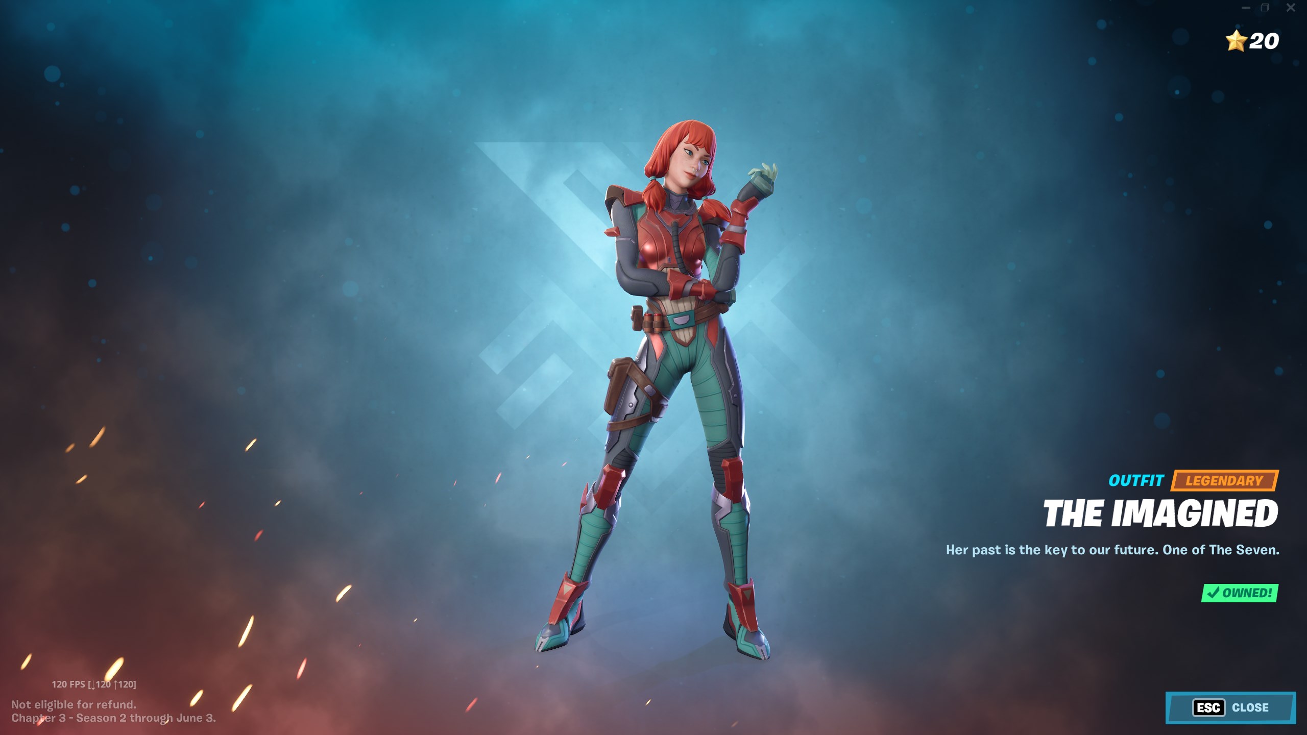 Fortnite Skórka karnetu bojowego Imagined