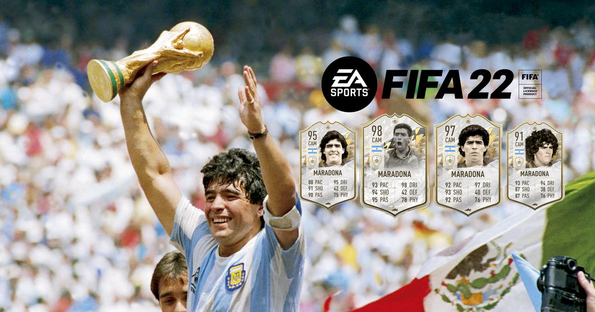 Diego Maradona usunięty z gry FIFA 22 jako oświadczenie EA Sports dotyczące wydania ikony FUT