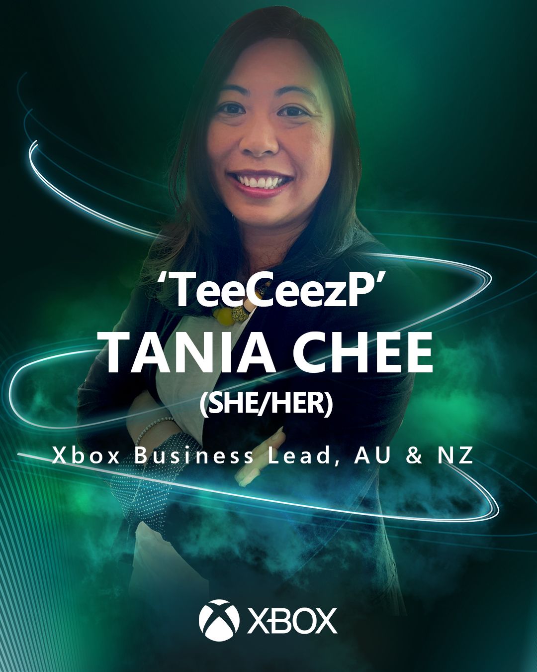 Tania Chee (ona/ona) Kierownik ds. Xbox, Australia i Nowa Zelandia Region: Australia i Nowa Zelandia