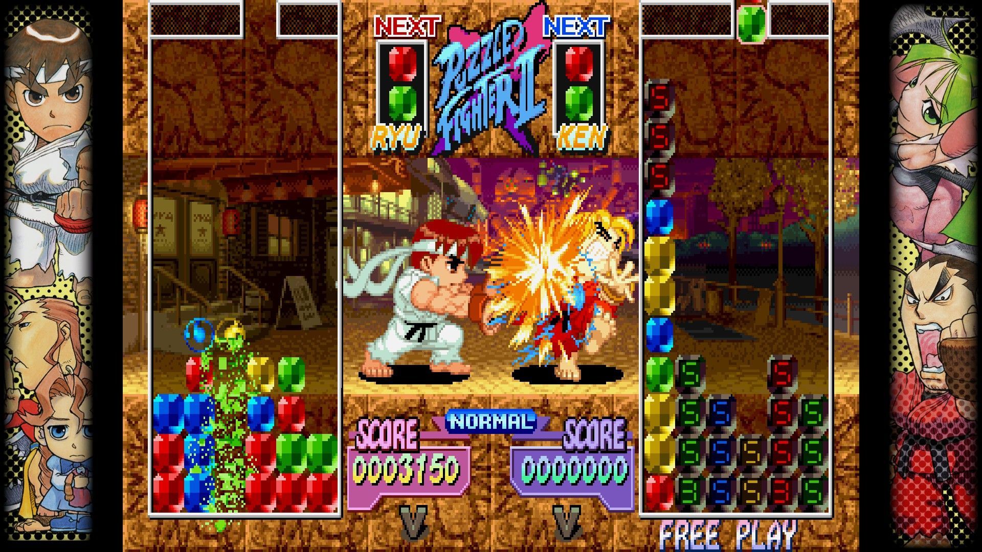 Capcom Fighting Collection Scenariusz