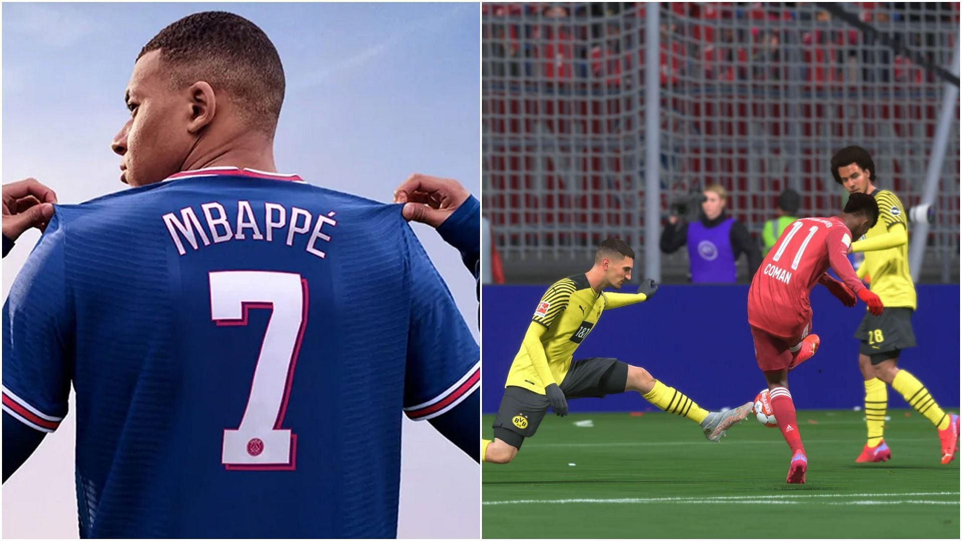 FIFA 22 players are unhappy with the basketball-like gameplay (Images via EA Sports, FIFA 22)