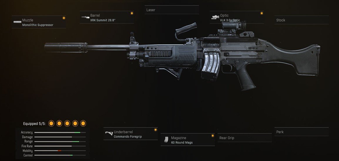 Armaguerra 43 wyposażenie Warzone sezon 3