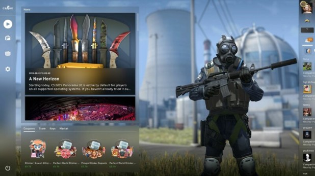     Obecnie znana wersja menu głównego |  Zdjęcie: Odtwarzanie/CS:GO