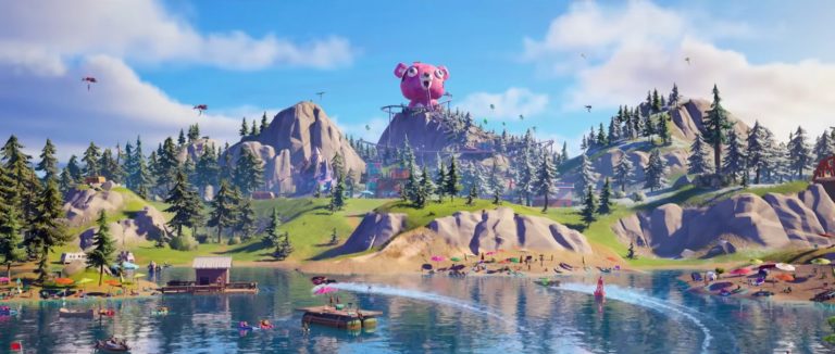 Gdzie znaleźć gejzery, które wystrzelą cię w powietrze w Fortnite Rozdział 3, sezon 3?