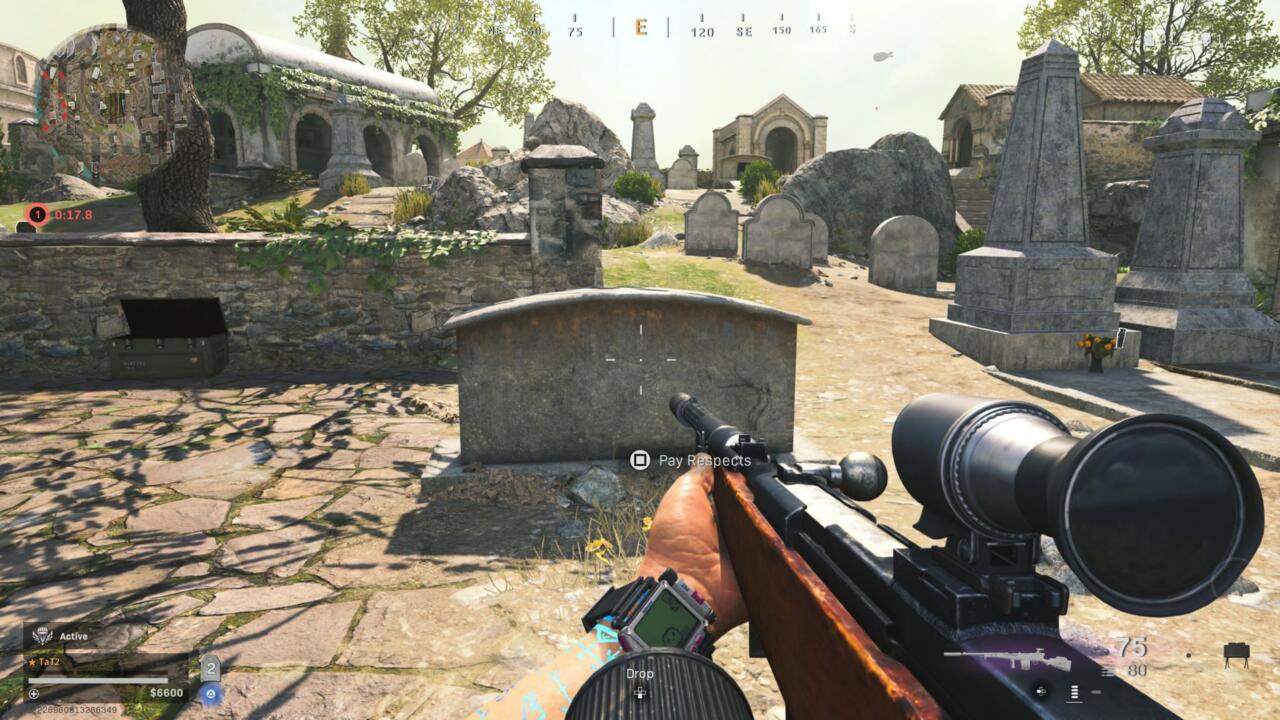 Nagrobek za spawnowanie zombie w Fortune's Keep