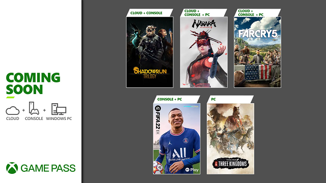 Xbox Sport Move Nowe gry wideo na czerwiec 2022 r. Wave 2 Embody FIFA 22, Far Cry 5