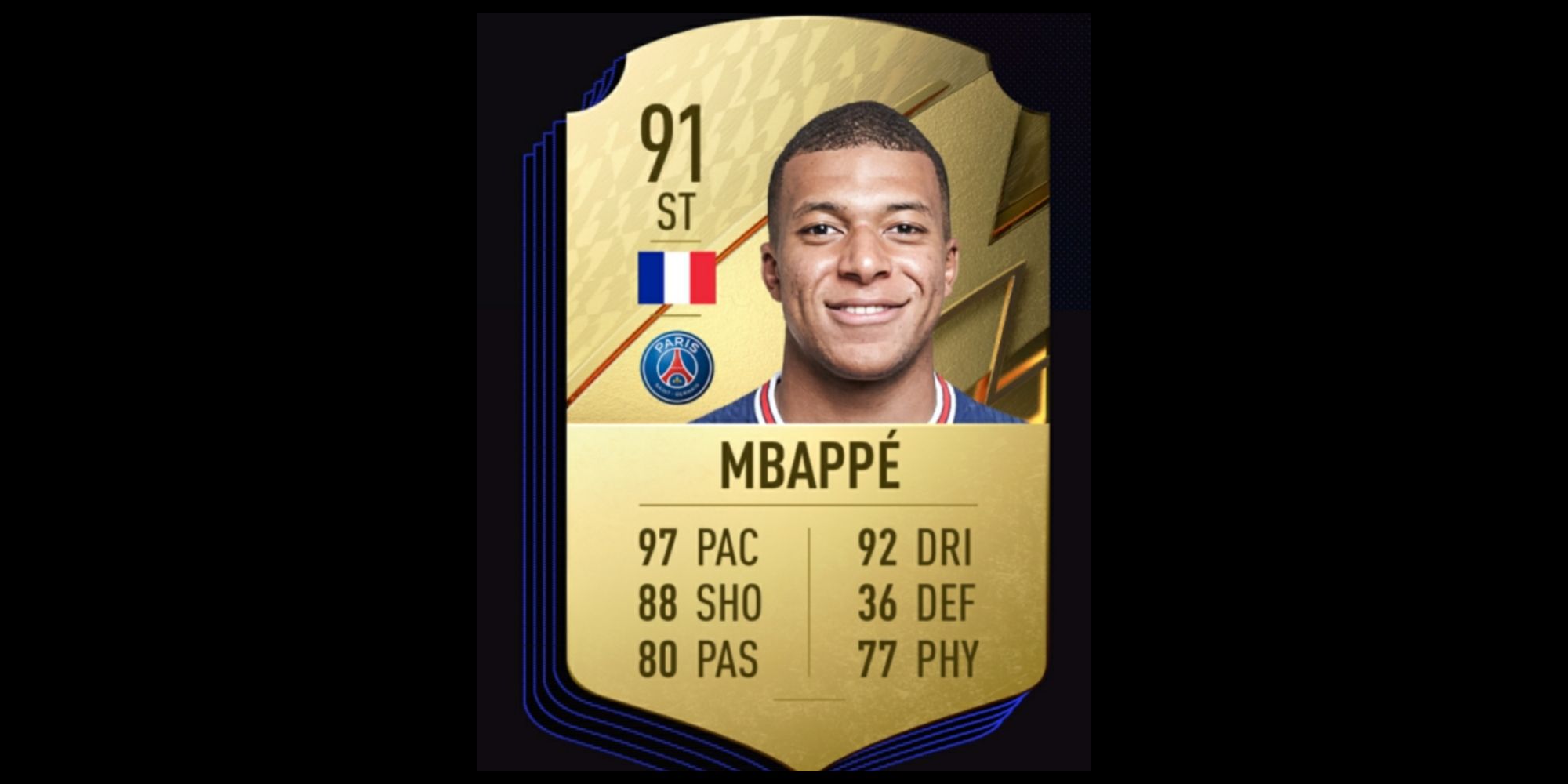 Karta Mbappé w grze FIFA 22