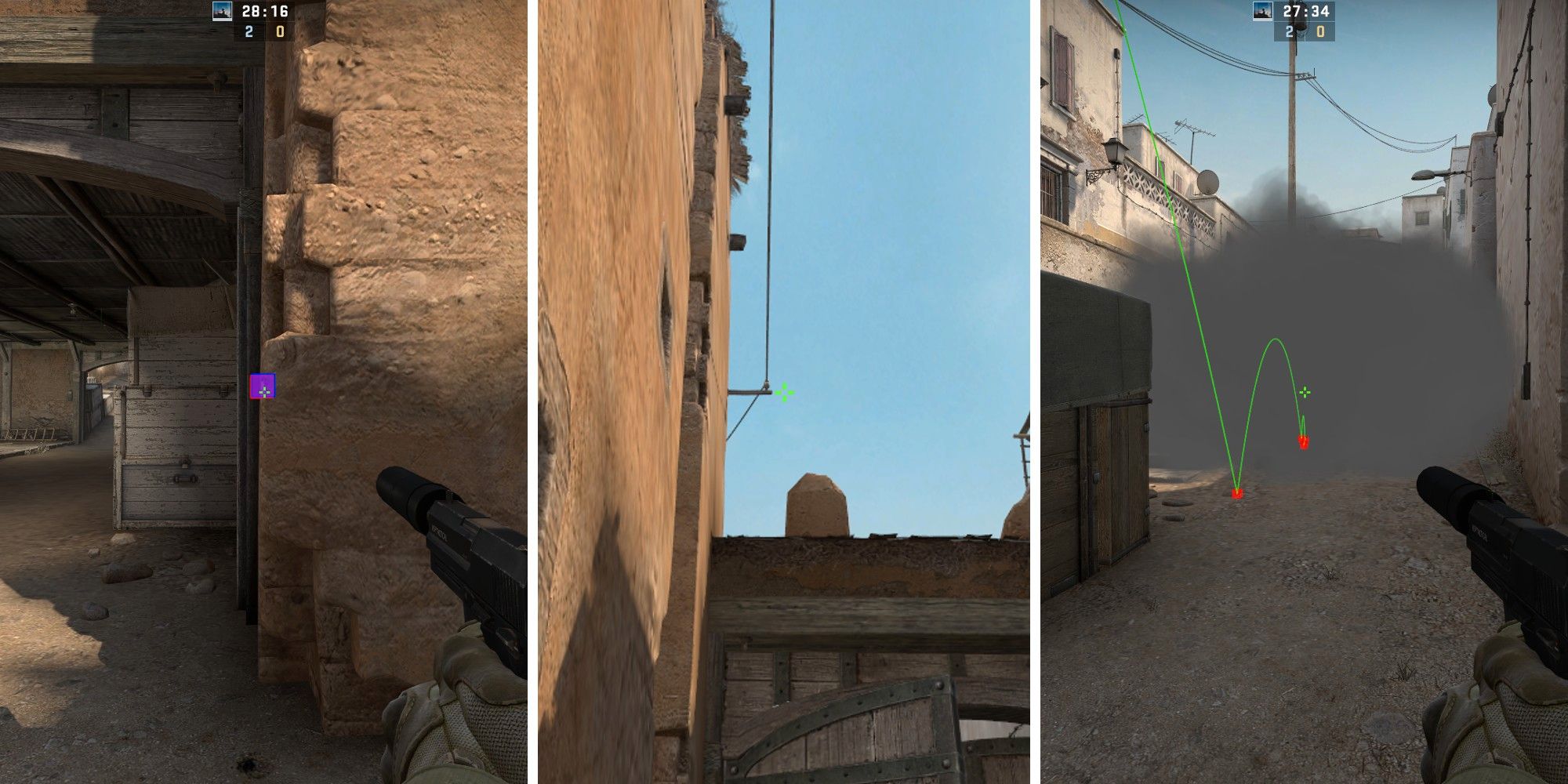 Średni punkt zadymienia CSGO 2