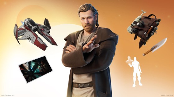 Pas fastoche de sauver la galaxy quand on trouve un couteau de camping à la place d'un saber laser dans ses bagages... - Fortnite : Battle Royale