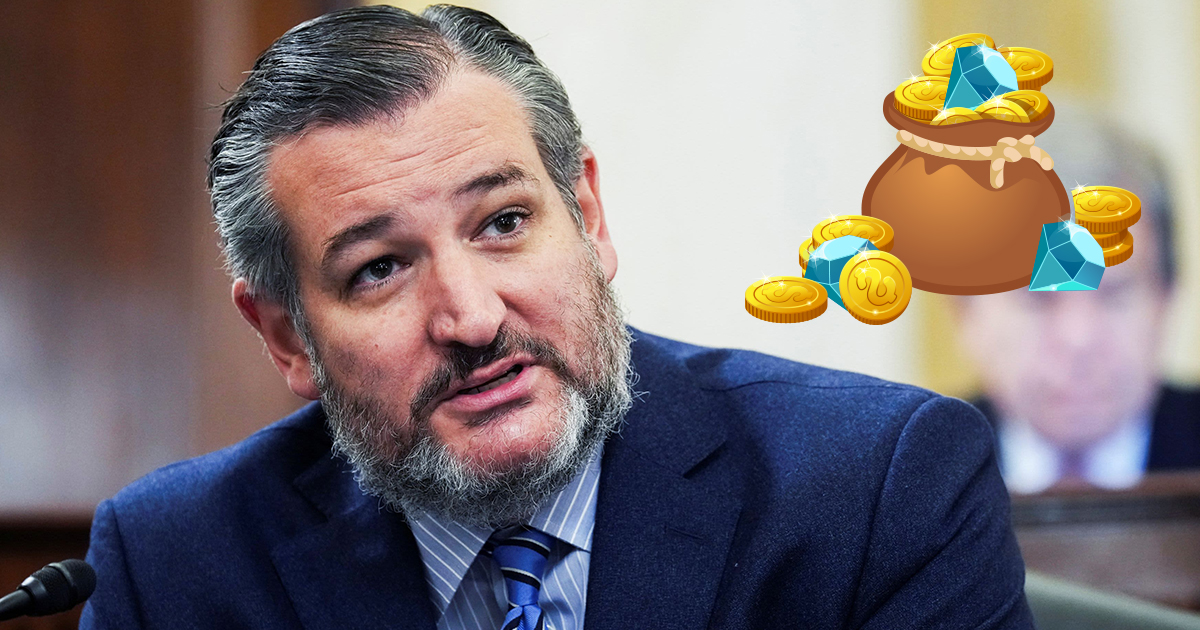 Ted Cruz ujawnia sekretną sztuczkę, która pomaga mu wygrywać w grach typu pay-to-win