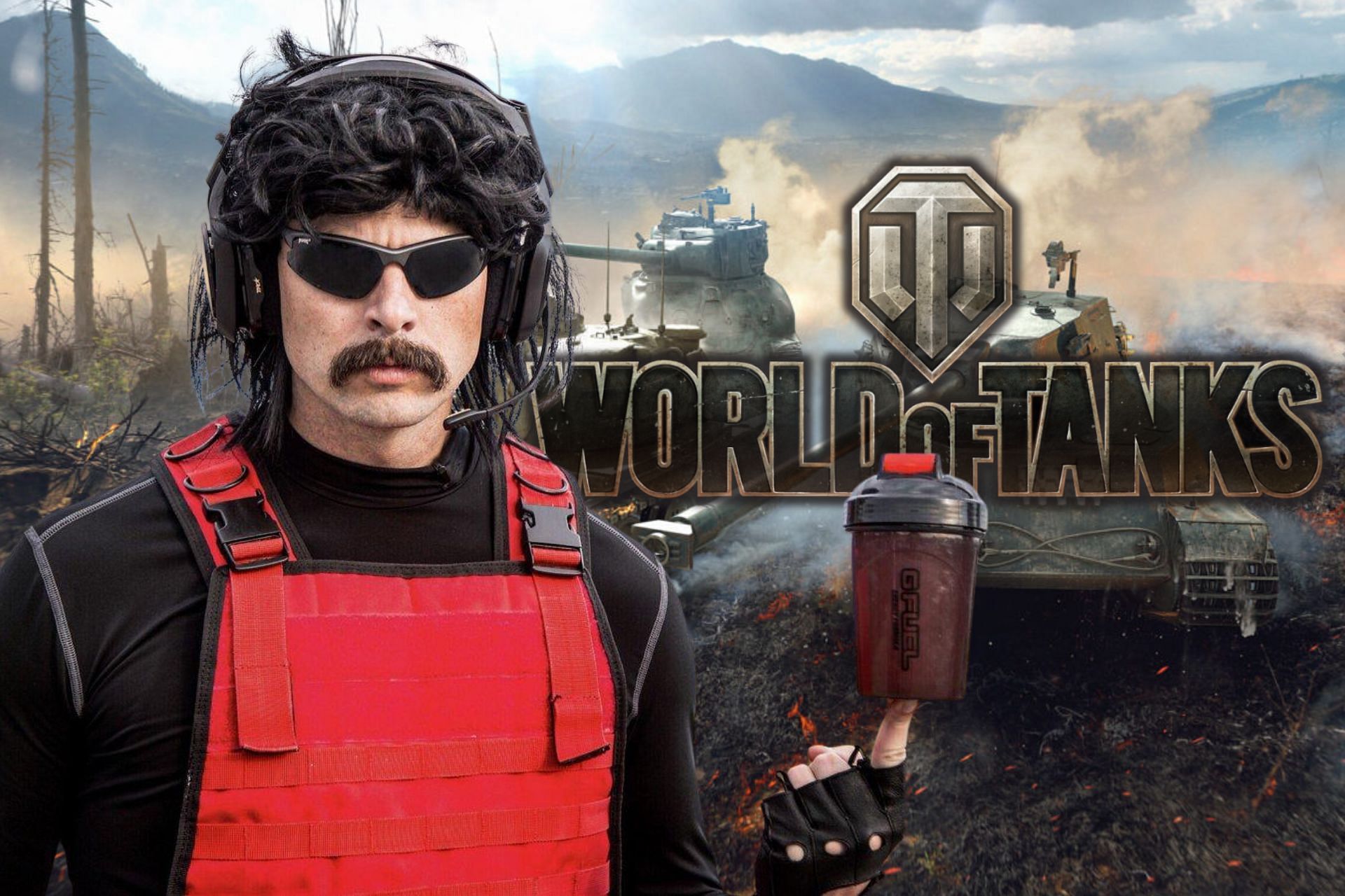 Wargaming made a huge announcement by teaming up with Dr DisRespect for World of Tanks Blitz's anniversary (Image via Sportskeeda)