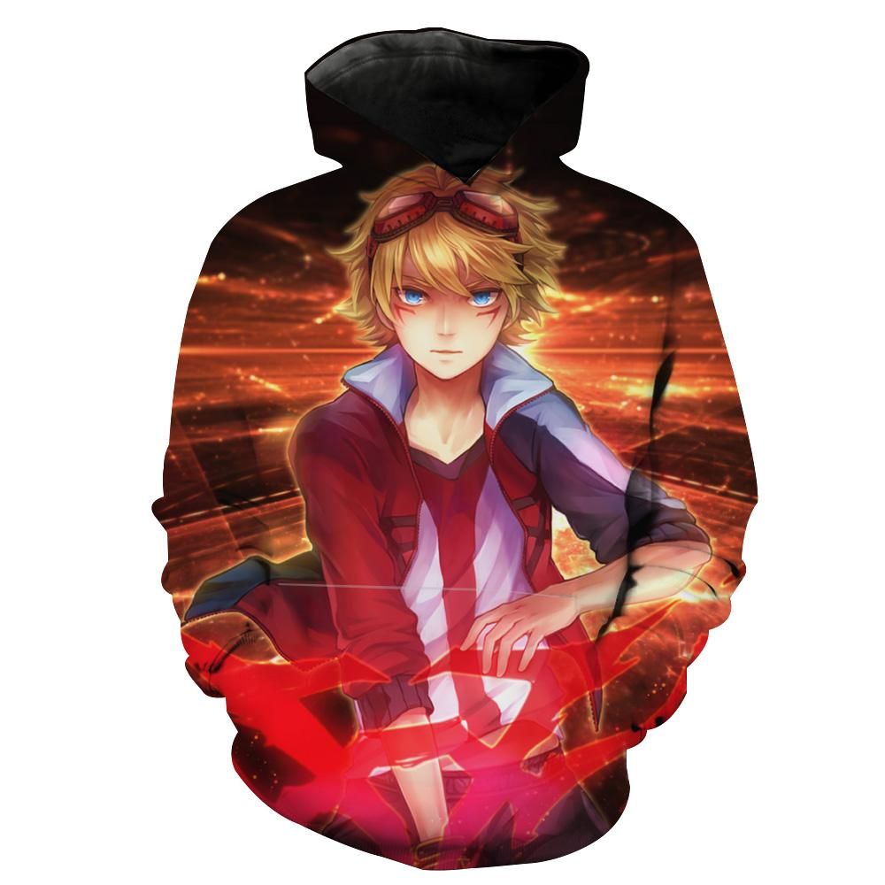 Ezreal League Of Legends Ezreal Bluza z kapturem 3D