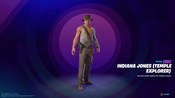Indiana Jones w Fortnite.