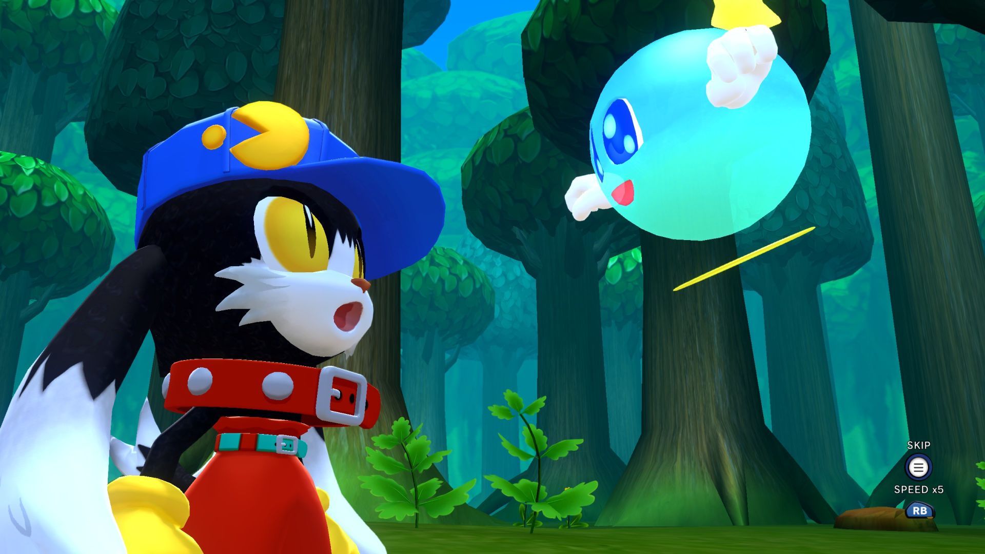 Zrzut ekranu z serii Klonoa Phantasy Reverie