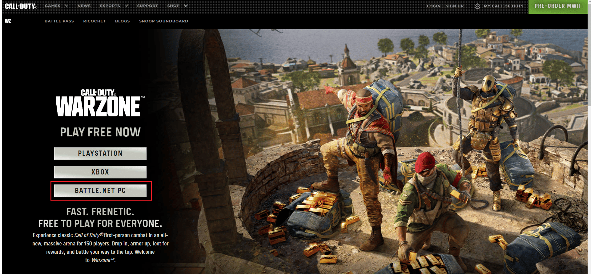 pobierz Call of Duty Warzone na PC.  Napraw błąd dewelopera Call of Duty Warzone 6635 w systemie Windows 10