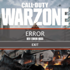 Napraw błąd dewelopera Call of Duty Warzone 6635 w systemie Windows 10