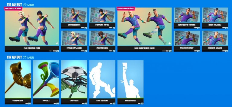 Fortnite: sklep dnia 20 lipca 2022