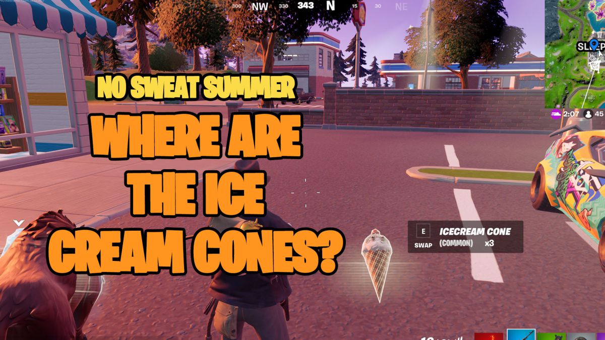 Gdzie znaleźć rożki do lodów w Fortnite?  Wszystkie lokacje