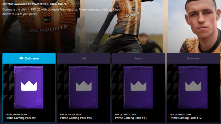 Dowiedz się, jak zbierać nagrody Twitch Prime Gaming dla FIFA 22