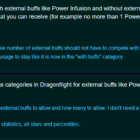 Dzienniki Warcrafta, uzupełniające ankiety dotyczące zastrzyków mocy i zewnętrznych wzmocnień