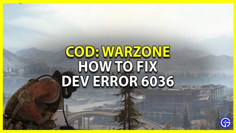 Jak naprawić błąd Dev Of Duty Warzone 6036 - Creo Gaming