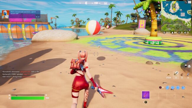 mała piłka plażowa fortnite