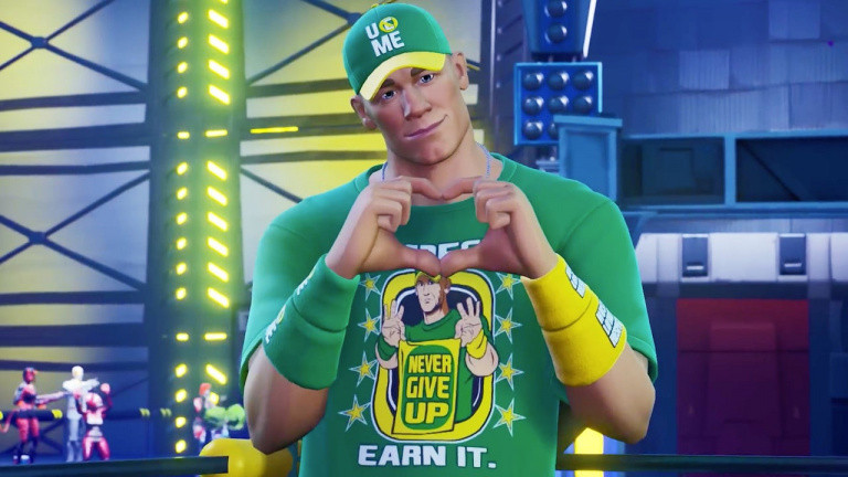 Fortnite: Après l'arrivée de ses skins en jeu, supergwiazda, która złapie Johna Cena i odkupi!