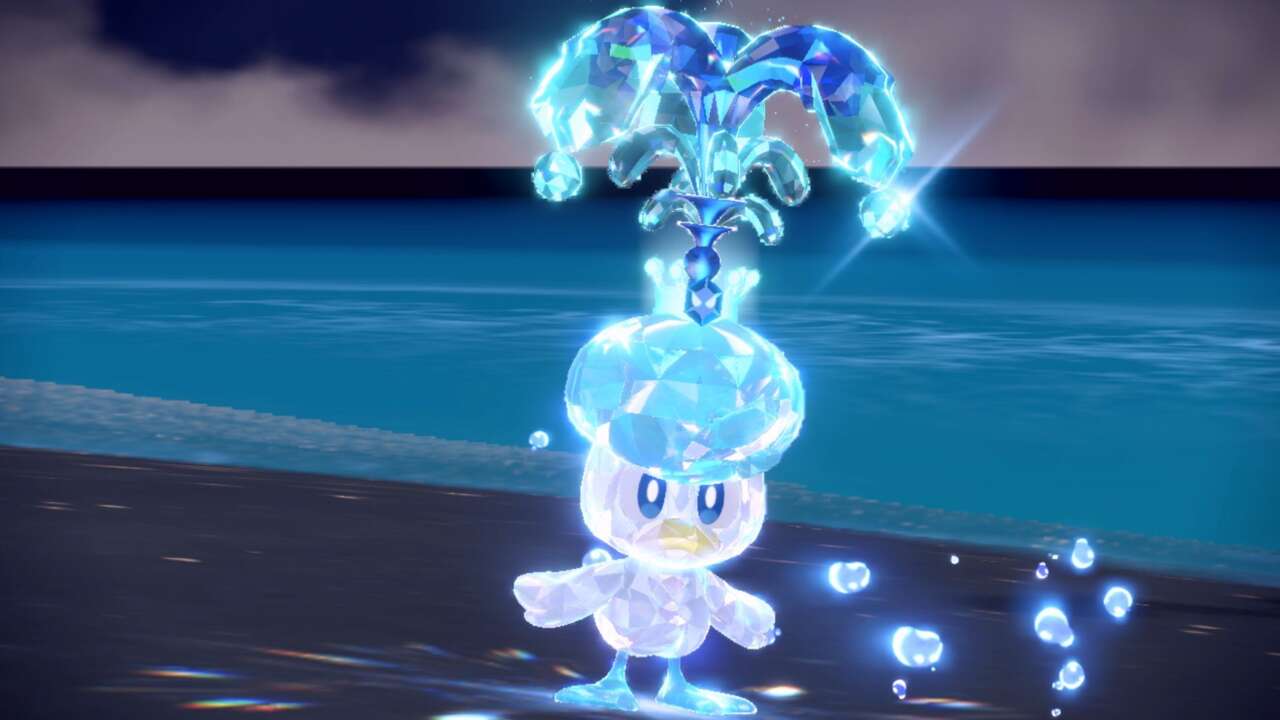 Mechanika Pokemon Scarlet i Violet Terastal sprawia, że ​​Twój Pokemon świeci jasno jak diament