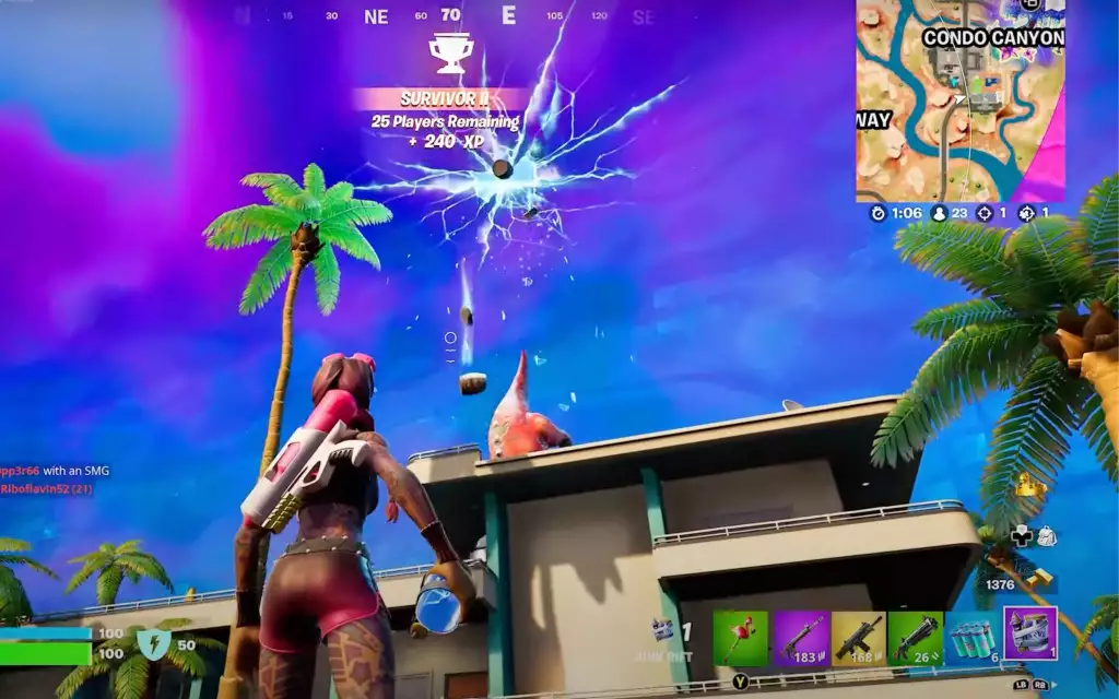 fortnite śmieciowej szczeliny