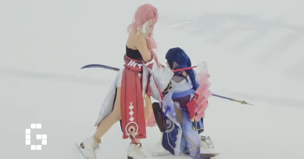 Genshin Impact Ice Skating