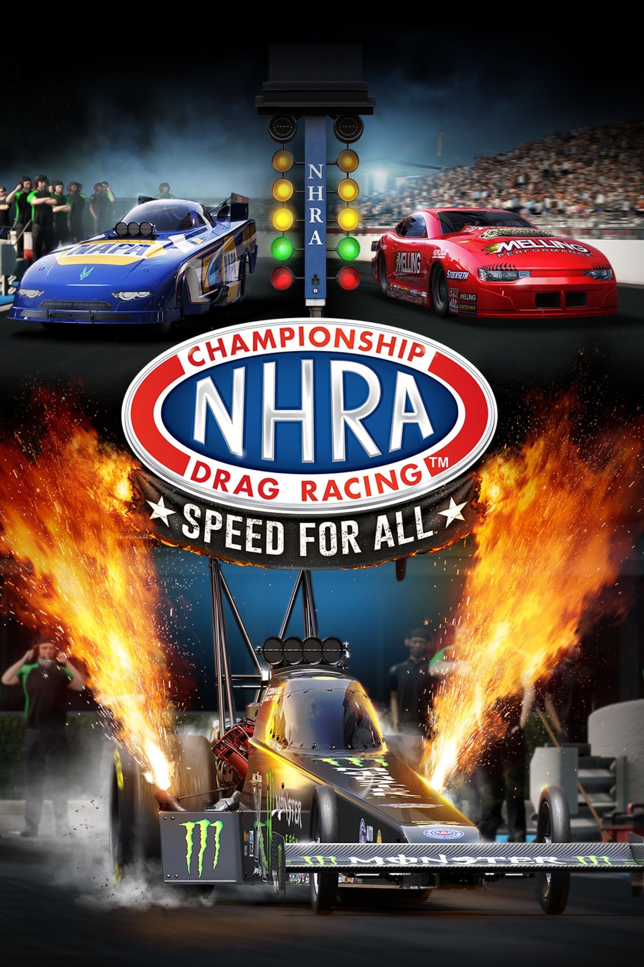 Skrzynia wyścigowa NHRA Drag Racing Art