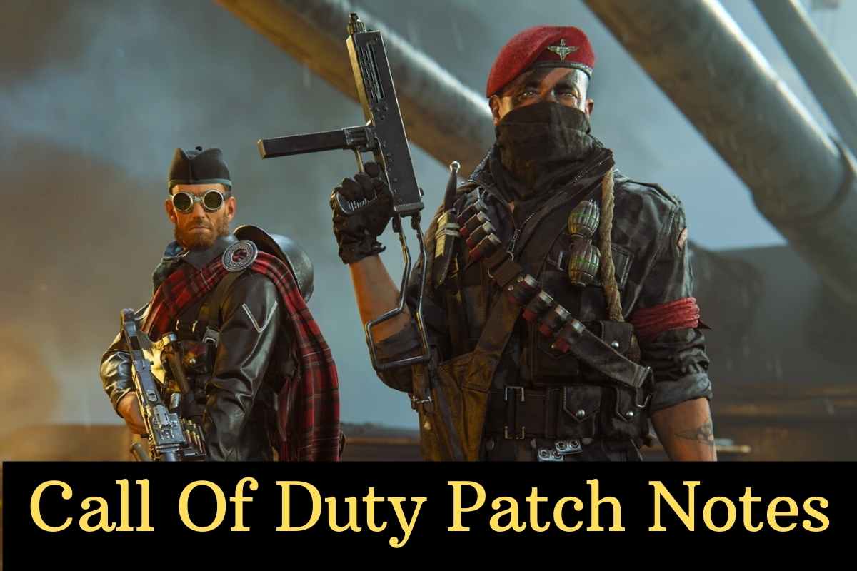 Call Of Duty Patch Notes